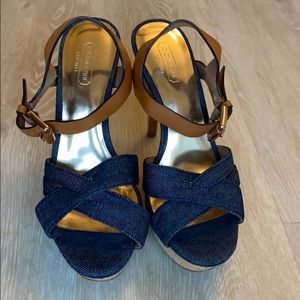 Coach Platform Spike Heel